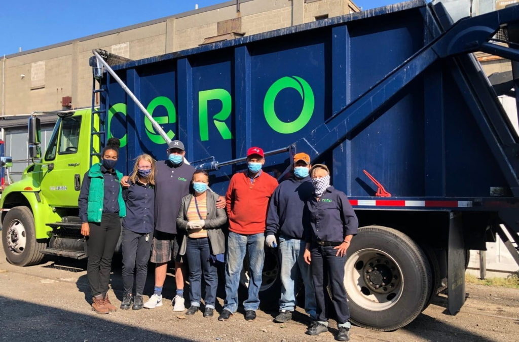 PHOTO: CERO founders together with a waste truck