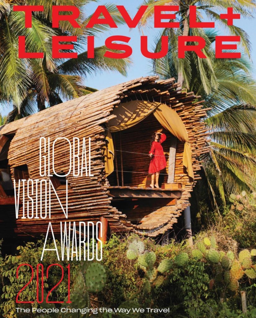 Playa Viva featured on the cover of Travel Leisure Magazine