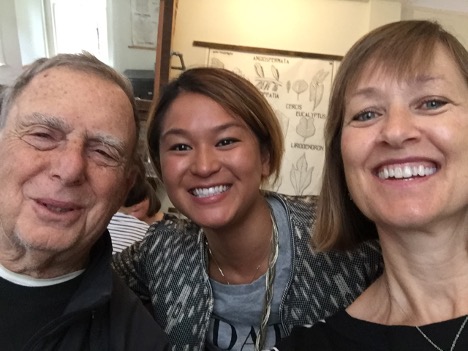 Jon Blum pictured with Melissa Lee, investee and Founder/CEO of The GREEN Program and also an Untours board member and Elizabeth Killough, Untours Foundation Co-CEO